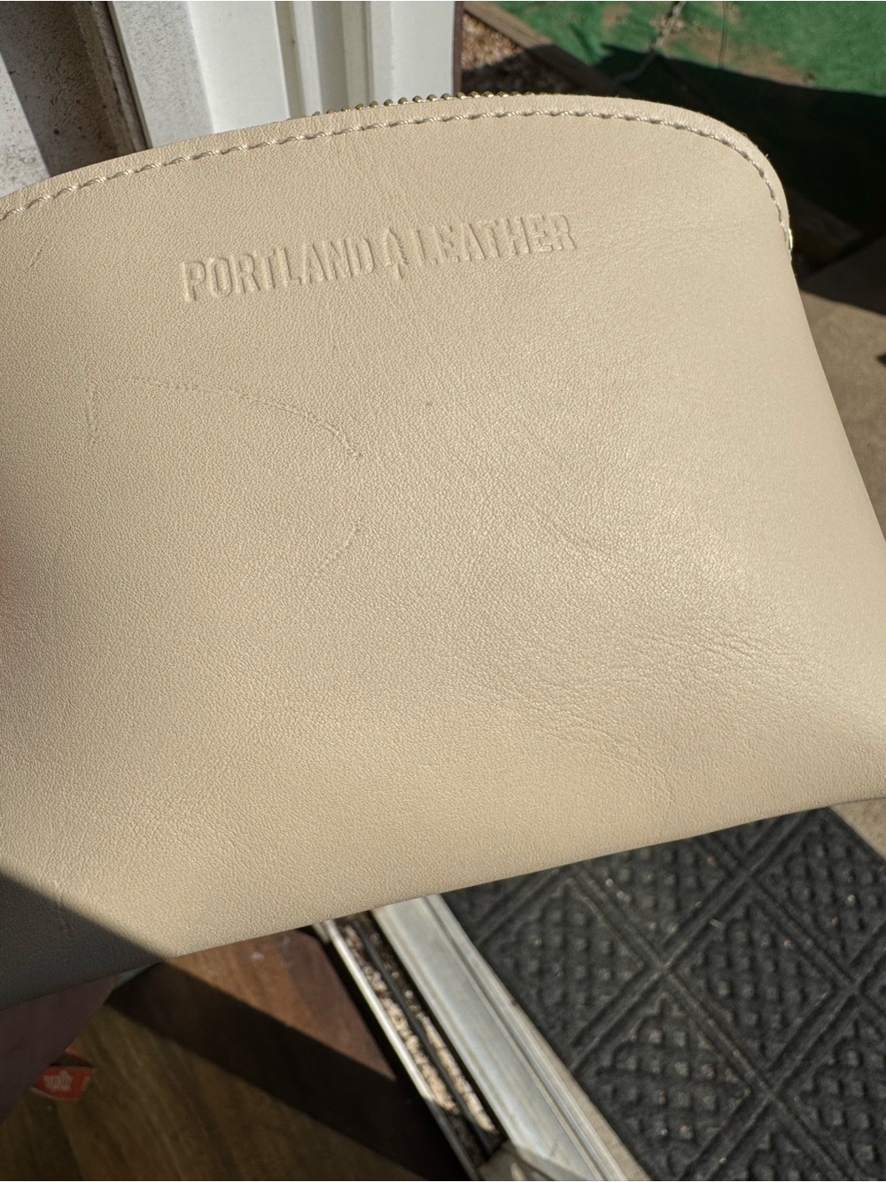Portland Leather Goods Classic Luna Pouch Bone AP Like New